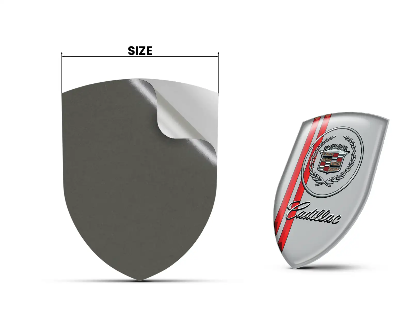 Cadillac Sticker Bombé Édition Premium Étiquettes Racing